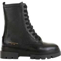 Tommy Hilfiger Cleat Monochrome Leather - Black