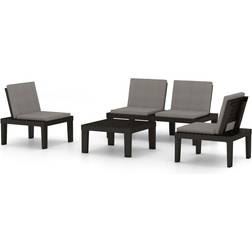 vidaXL 3059830 Lounge-Set, 1 Bord inkl. 2 Stolar & 1 Soffor