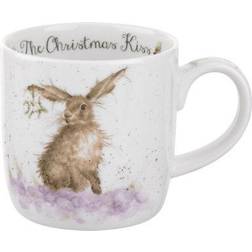 Royal Worcester Wrendale Designs The Christmas Kiss Hare Becher 31cl