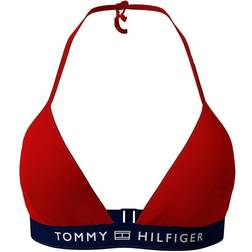 Tommy Hilfiger Padded Triangle Bikini Top - Primary Red