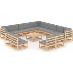 vidaXL 3076959 Loungesett, 1 Bord inkl. 13 Soffor