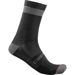 Castelli Alpha 18 Socks Men - Black/Dark Gray