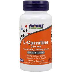 Now Foods L Carnitine 250mg 60 Stk.