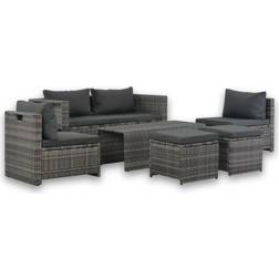 vidaXL 44722 Lounge-Set, 1 Bord inkl. 3 Soffor