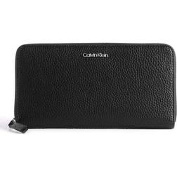 Calvin Klein RFID-Blocking Large Zip Around Wallet - Black