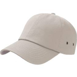 Atlantis Action 6 Panel Chino Baseball Cap - Stone