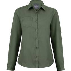 Craghoppers Women's Expert Kiwi Long Sleeved Shirt - Cedar Green