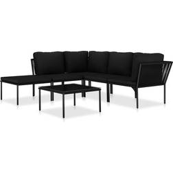 vidaXL 48589 Lounge-Set, 1 Bord inkl. 4 Soffor