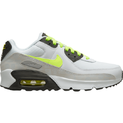 Nike Air Max 90 LTR GS - White/Black/Pure Platinum/Volt