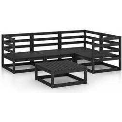 vidaXL 3075553 Loungesett, 1 Bord inkl. 4 Soffor