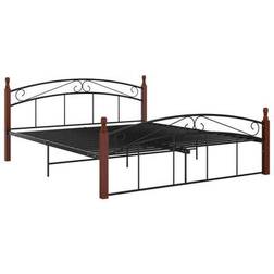 vidaXL Bed Frame Metal 90cm Sängram