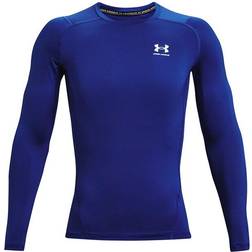 Under Armour Men's Heatgear Long Sleeve Top - Royal/White