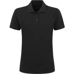 Ultimate Women's Pique Polo Shirt - Black