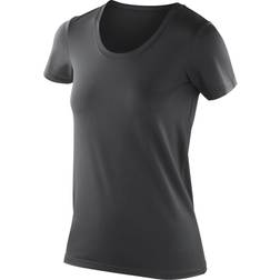 Spiro Women's Impact Softex Short Sleeve T-Shirt - Black