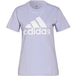 Adidas Women's Loungewear Essentials Logo T-shirt - Violet Tone/White