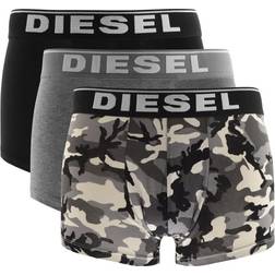 Diesel UMBX Damien Boxer 3-pack - Grey/Black