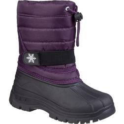 Cotswold Icicle Toggle Lace Snow Boot - Purple