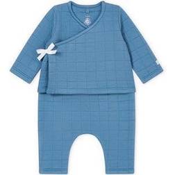 Petit Bateau Polochon Cardigan Set - Blue