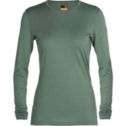 Icebreaker Women's Merino 200 Oasis Long Sleeve Crewe Thermal Top - Sage