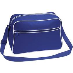 BagBase Retro Shoulder Bag - Bright Royal/White