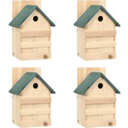 vidaXL Bird House 4pcs