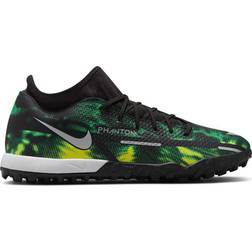 Nike Phantom GT2 Academy Dynamic Fit TF - Black/Green Strike/Metallic Platinum