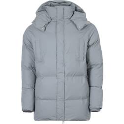 Rains Hooded Puffer Coat Unisex - Rock