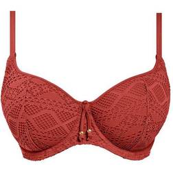 Freya Sundance Sweetheart Padded Bikini Top - Rust Orange