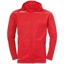 Uhlsport Stream 22 Track Hood Jacket Unisex - Red/White