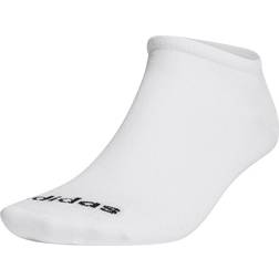 Adidas No-show Socks 3-pack Unisex - White/Black