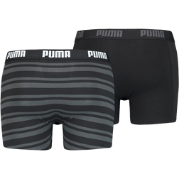 Puma Heritage Stripe Boxer 2-pack - Black