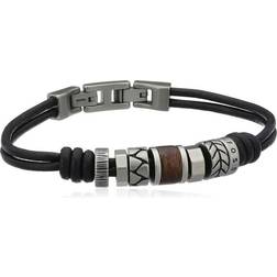 Fossil Rondell Bracelet - Black/Silver