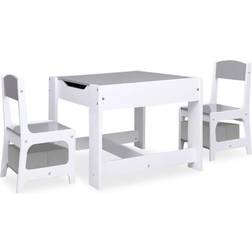 vidaXL Children's Table with 2 Chairs