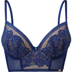 Gossard Encore Padded Longline Bra - Imperial Blue