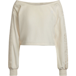 Adidas Women's Loungewear Sweatshirt - Wonder White