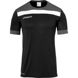 Uhlsport Offense 23 Short Sleeved T-shirt Unisex - Black/Anthracite/White