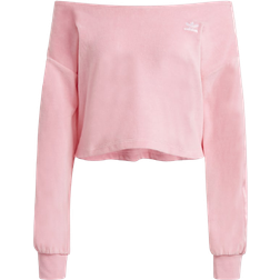 Adidas Women's Loungewear Sweatshirt - Light Pink