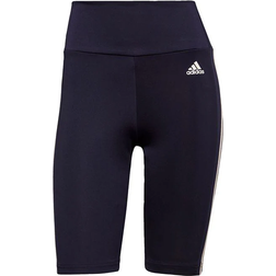 Adidas Designed To Move High-Rise Short Sport Tights Women - Legend Ink/White