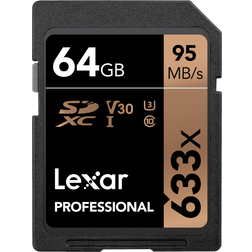 Lexar Media Professional SDXC Class 10 UHS-I U3 633x 64GB