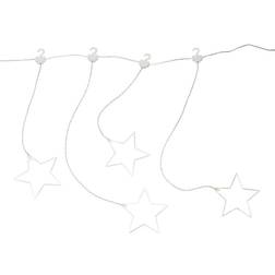 Konstsmide Curtain Acrylic Stars Lysslynge 8 Lamper