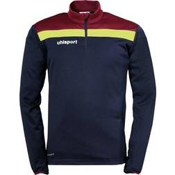 Uhlsport Offense 23 14 Zip Top Unisex - Navy/Bordeaux/Fluo Yellow