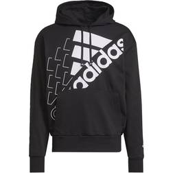 adidas Essentials Logo Hoodie Unisex - Black/White