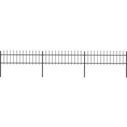 vidaXL Garden Fence with Spear Top 510x110cm