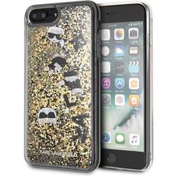 Karl Lagerfeld Glitter Floating Charms Case for iPhone 7/8 Plus
