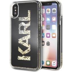 Karl Lagerfeld Logo Glitter Case for iPhone X/XS