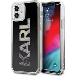 Karl Lagerfeld Logo Glitter Case for iPhone 12 mini