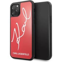 Karl Lagerfeld Signature Glitter Case for iPhone 11 Pro