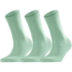 Falke Women Cotton Touch 3-pack - Light Green