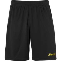 Uhlsport Center Basic Short Without Slip Unisex - Black/Lime Yellow