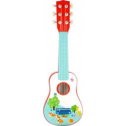 Small Foot 10725 childrens wooden guitar, the first musical toy, promotes musical skills, from 3 years of age